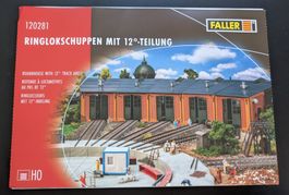 Faller 120281 Ringlokschuppen mit 12°-Teilung, neu in OVP!