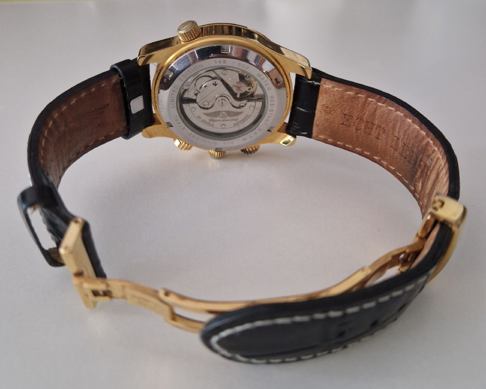 Orologi: Wagner Since 1948 World Timer Chronograph Fliegeruhr – Usato da Bern venduto da Ak1917 2