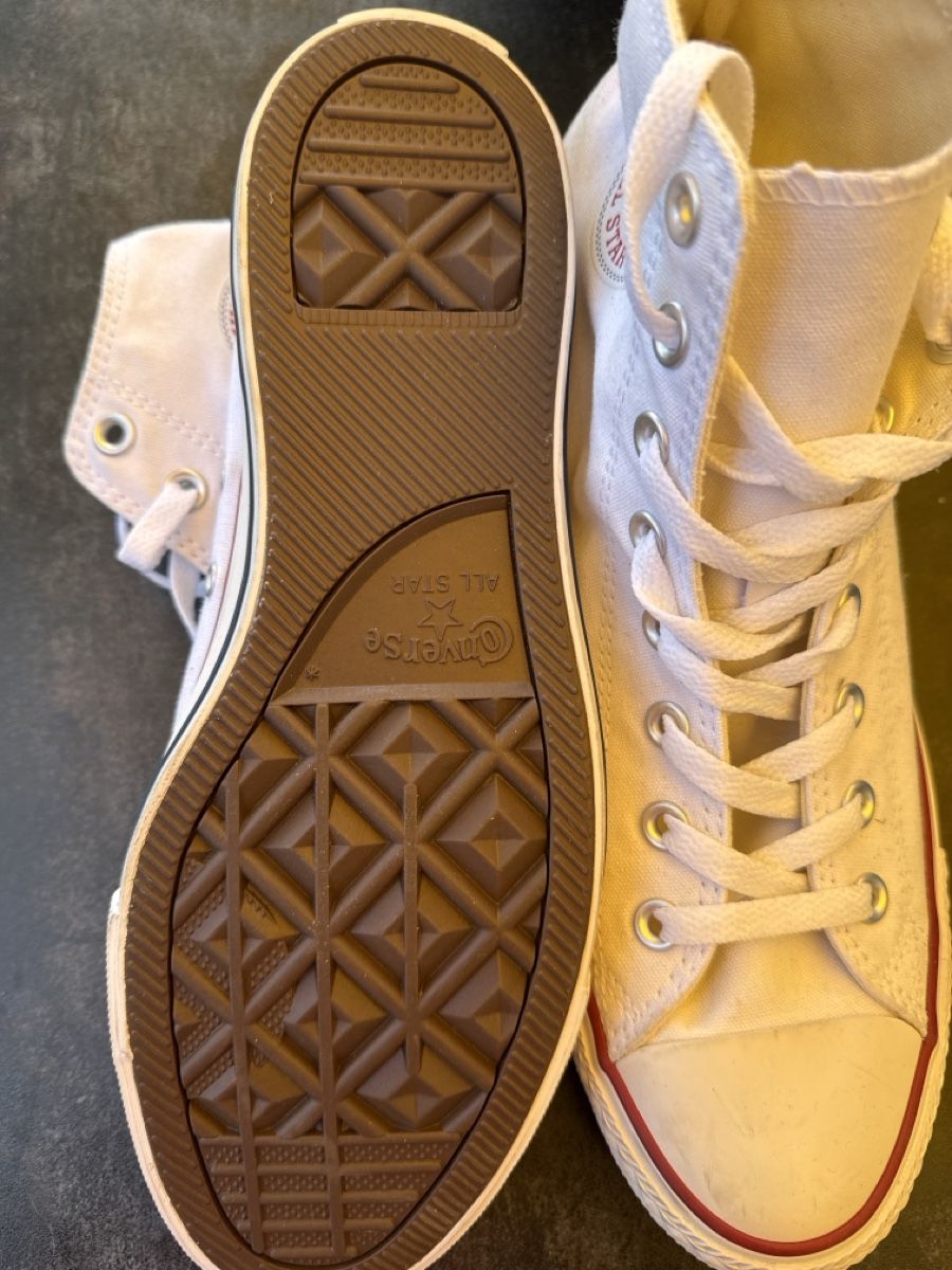 Herrenschuhe: Baskets Converse All Star, blanches, taille 43 neuves  – Neu (gemäss Beschreibung) aus Blonay von Simba1094 3
