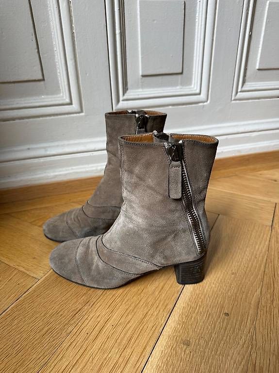 Damenschuhe: Chloé Ancle Boot Veloursleder, 36 – Gebraucht aus Basel von Batu 1
