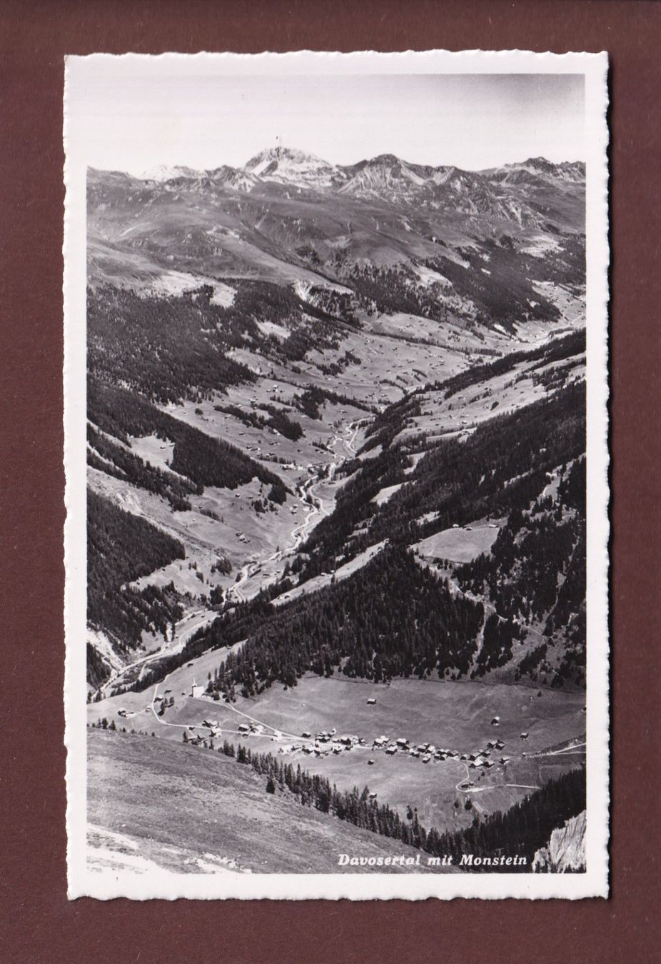 Cartoline postali: DAVOS - Monstein – Usato da Pully venduto da nicecards