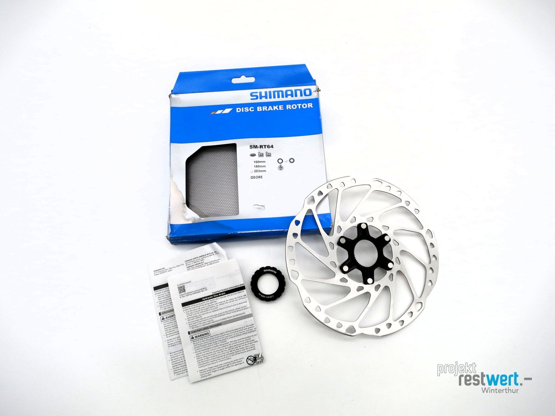 Shimano Pezzi di ricambio: SHIMANO Deore SM-RT64, Bremsscheibe – Nuovo (secondo la descrizione) da Winterthur venduto da Restwert_Winterthur
