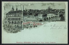 Mondschein-Lithographie Basel, Teilansic