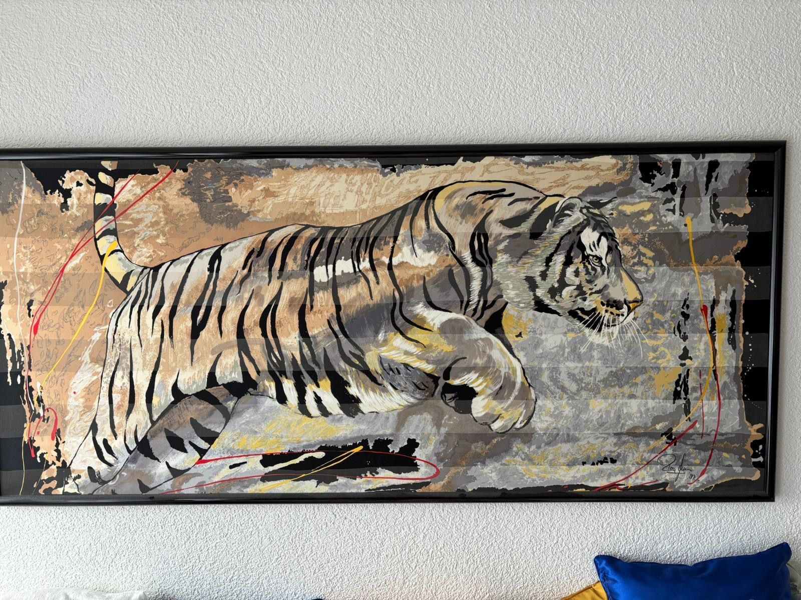 Foto & Immagini: Tiger - Bild auf Holz – Usato da Unterägeri venduto da Muggenstutz03
