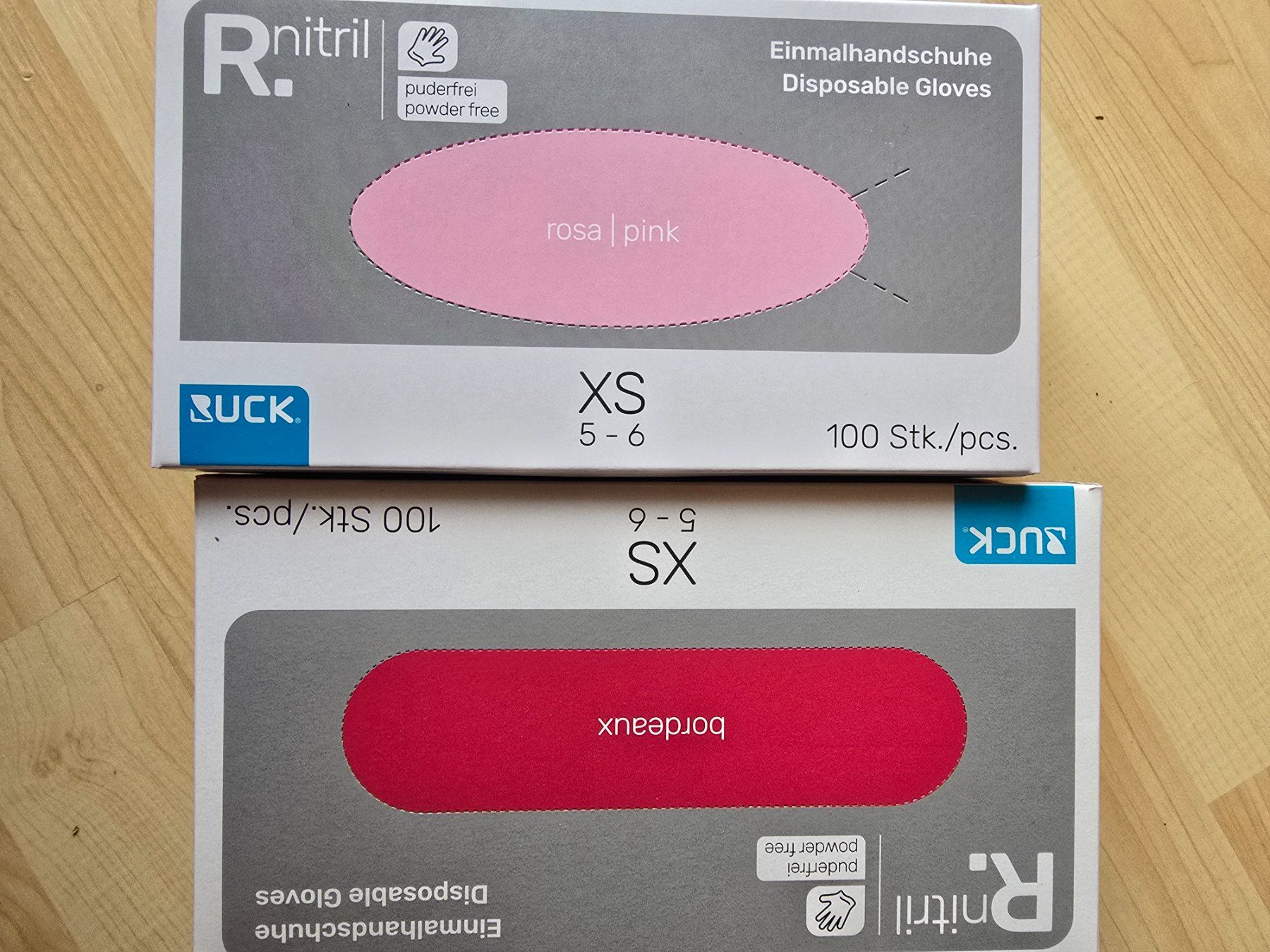 Guanti & manicotti: R. Nitril Einmalhandschuhe XS, div. Farben, 2 Packungen – Nuovo e nell'imballaggio originale da Deitingen venduto da Koala-2024