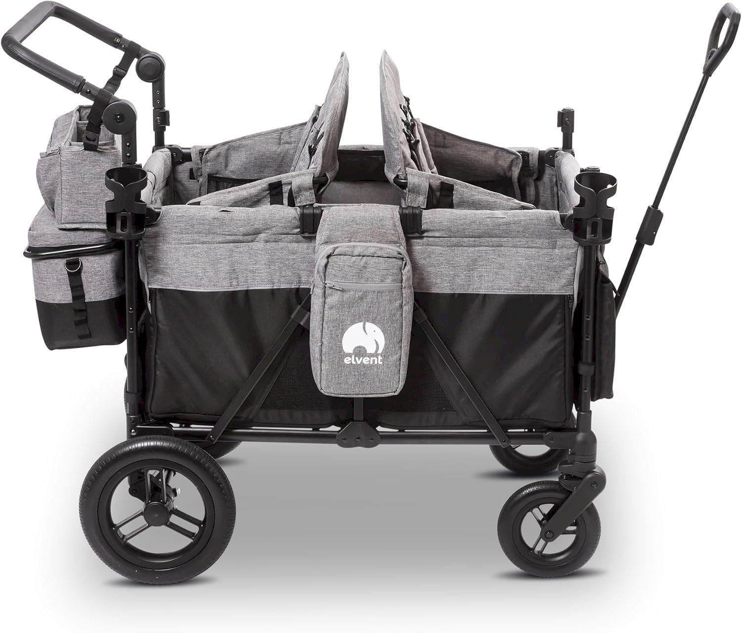 Fahrzeuge für Kinder: elvent ComfortPlus 4 Bollerwagen grau – Neu und originalverpackt aus Bottighofen von zaap 4