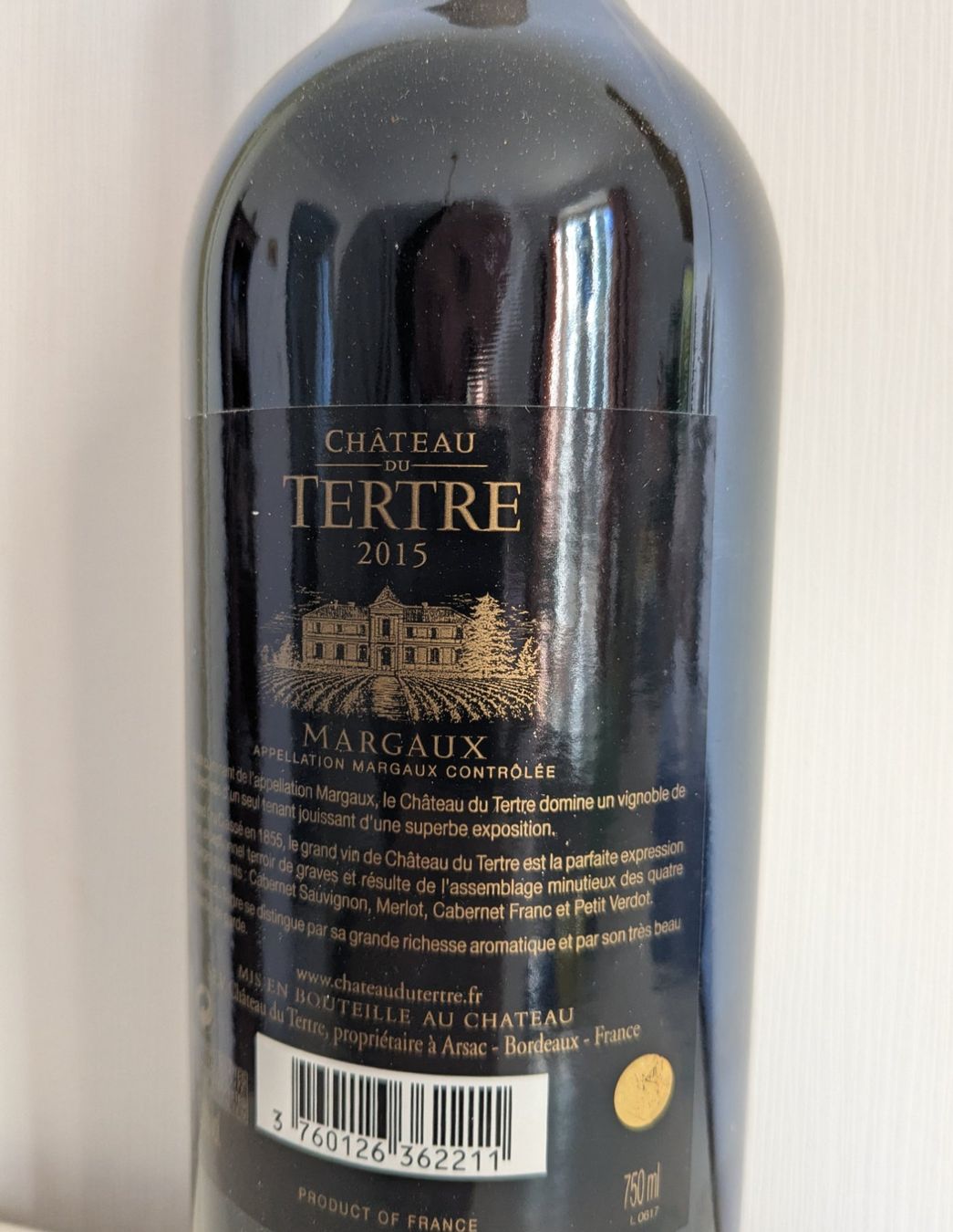 Vino: Château Du Tertre 2015 – Nuovo (secondo la descrizione) da Giffers venduto da agu25 2