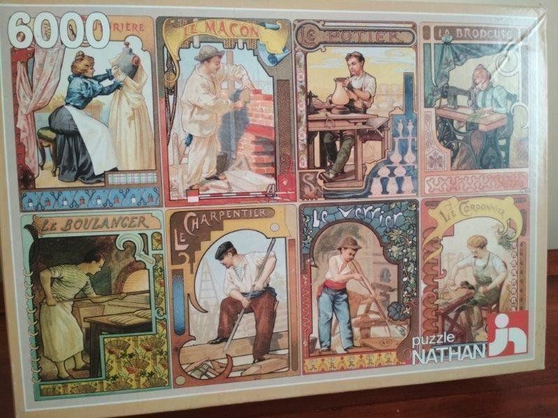 Puzzle Nathan 6000 Pièces – La Vue – Très Rare, état Comme Neuf