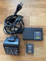 Nikon Coolpix Lade-Set: MH-63 + EH-68P + 2x Akku EN-EL10