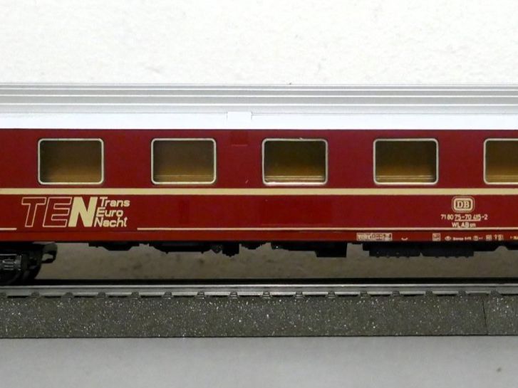 Märklin 4150 D-Zug-Schlafwagen rot TEN Trans Euro Nacht (A) | Kaufen ...