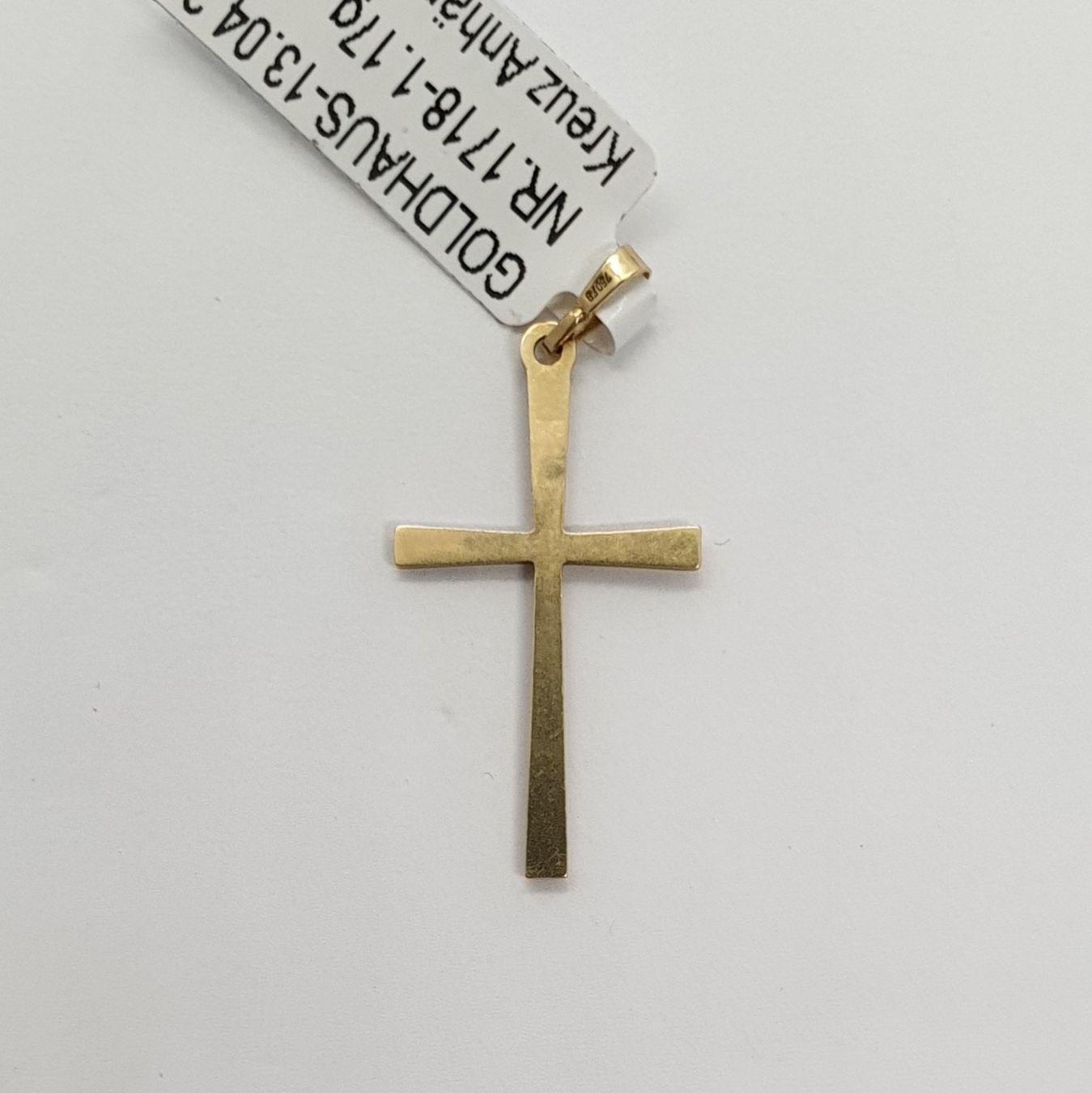 Anhänger: Echt 18K Gold - Kreuz Anhänger – Gebraucht aus Luzern von Luzern-Goldhaus 1