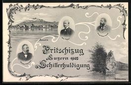 Luzern, Fritschizug 1905, Schillerhuldig