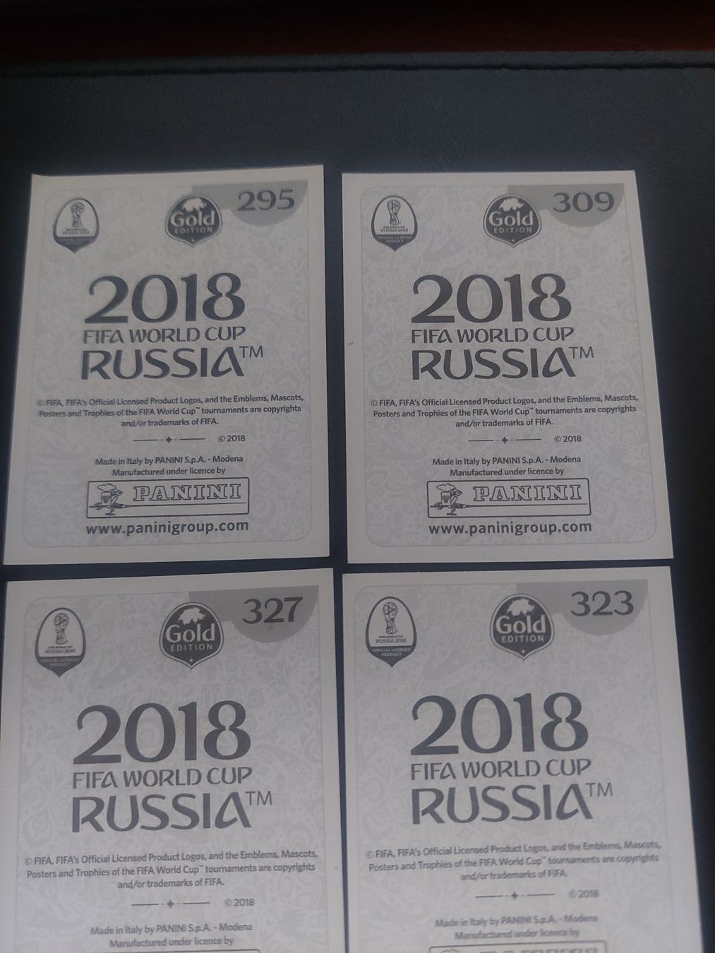 Panini Carte collezionabili: RUSSIA 2018 - 4X stickers – Usato da Biel/Bienne venduto da Deboma 1