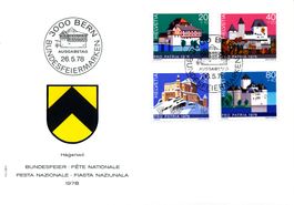 Ersttagscouvert, Ersttagsbrief, Pro Patria 1978