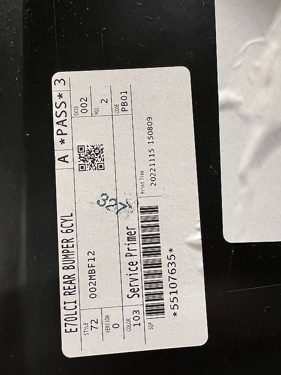 BMW Alle Autoersatzteile: Heck-Stossfängerhaut BMW X5 E70 – Neu und originalverpackt aus Büsserach von markaz 1