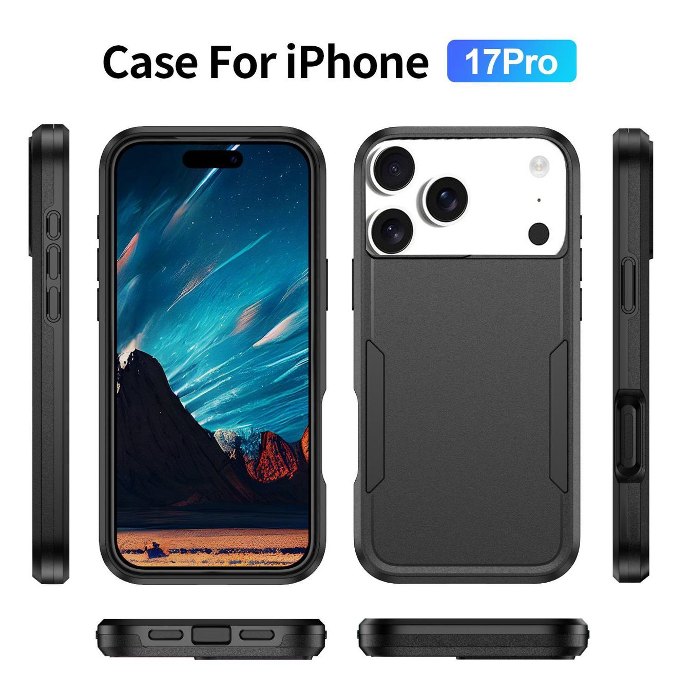 Cover & Protezioni schermo: iPhone 17 PRO Hülle Back Cover Hybrid Case Etui Coque Tasche – Nuovo e nell'imballaggio originale da Volketswil venduto da coverandmore 4
