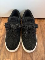 Kurt Geiger Sneaker schwarz mit Glitzersteinen Grösse 41
