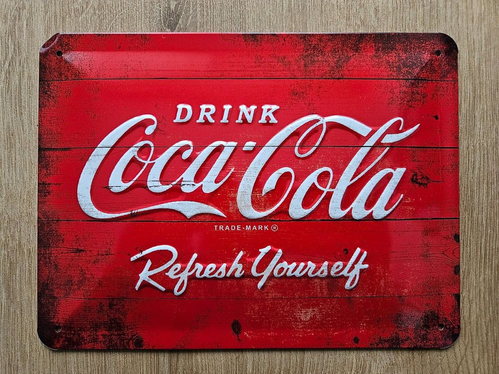 Coca Cola Schild 20x15 ** top Qualität ** | Kaufen auf Ricardo