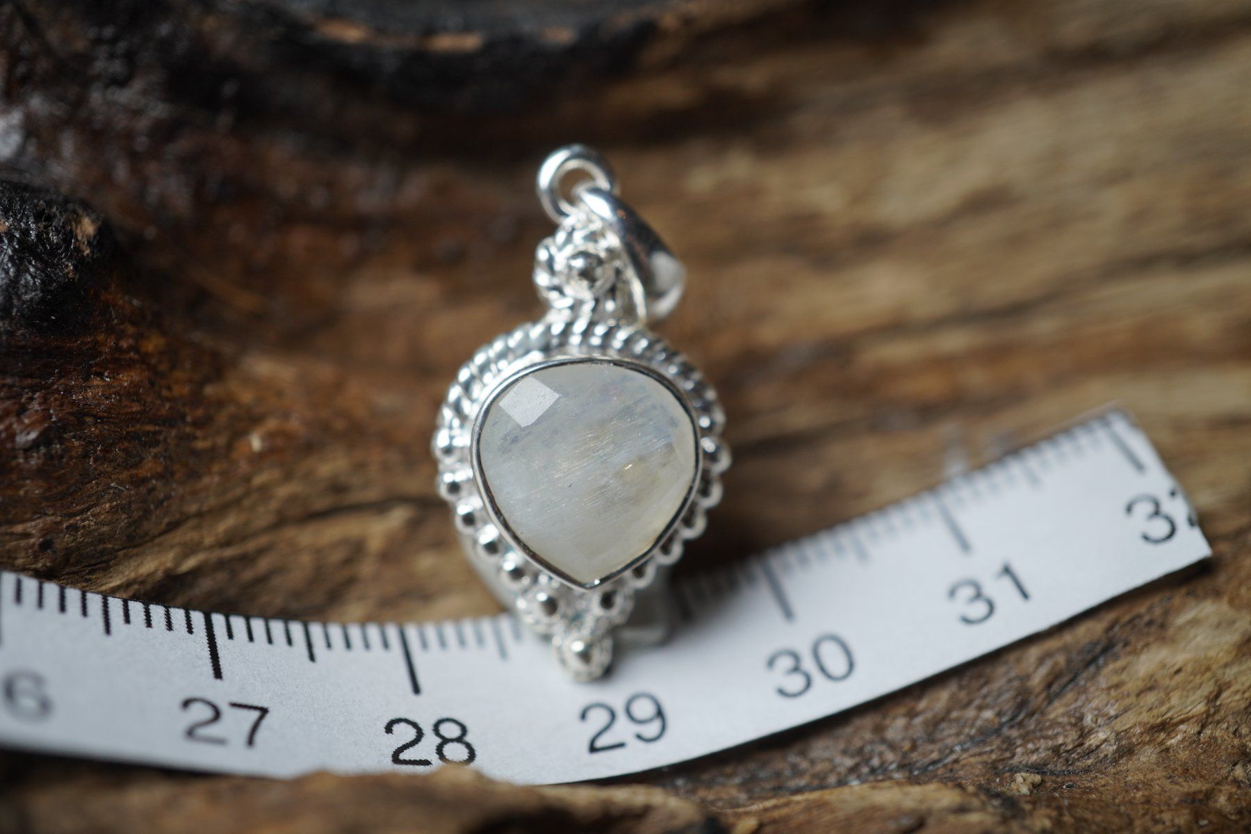Ciondoli: Mondstein      Facettiert    Anhänger   925 Silber – Nuovo e nell'imballaggio originale da Balgach venduto da top_silver 2