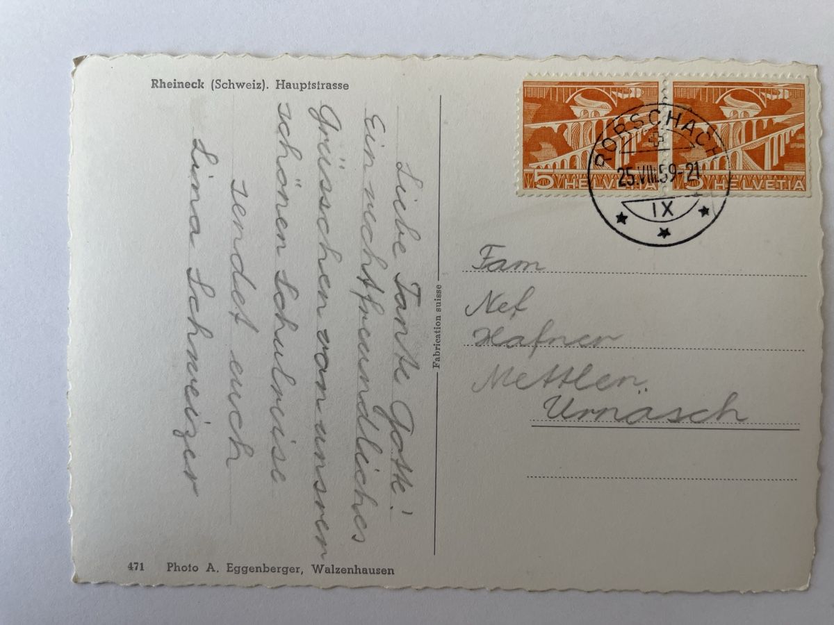 Cartes postales: Ansichtskarte 1959 gelaufen – Neuf (Voir description) à Gais par SARNO 1