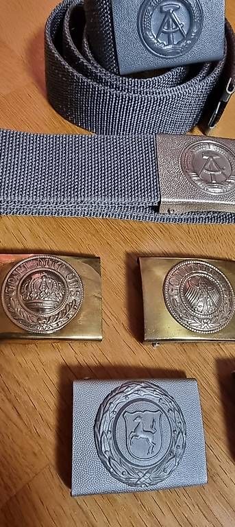 Fibbie per cinture: Orginal DDR NVA Armee,Gürtel mit Schnallen – Usato da Kaufdorf venduto da Nati-Nati 5