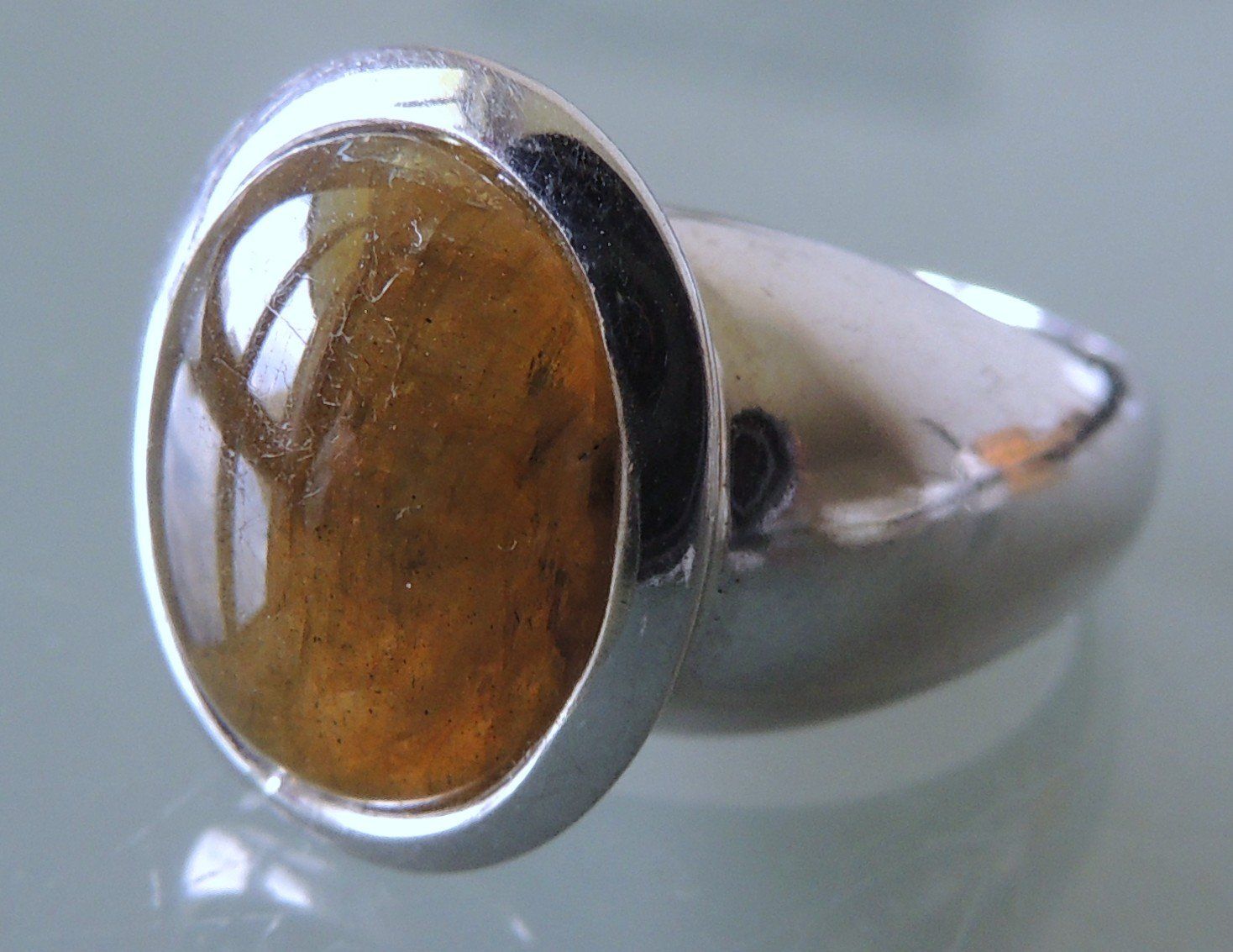 Anelli: Turmalin Silber 925 Fingerring Gr. 54 – Usato da Waldenburg venduto da schaller707 3