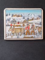 Wunderschönes Winter Bild Kue Bauern Haus * 35