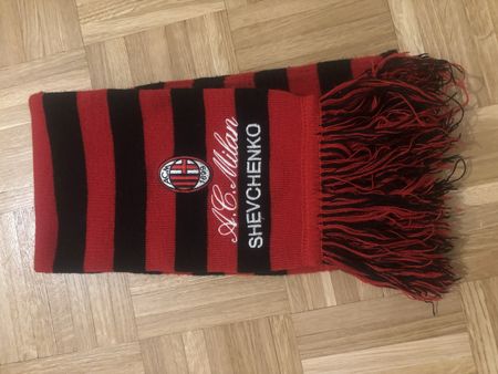 Écharpe officielle AC Milan Shevchenko vintage