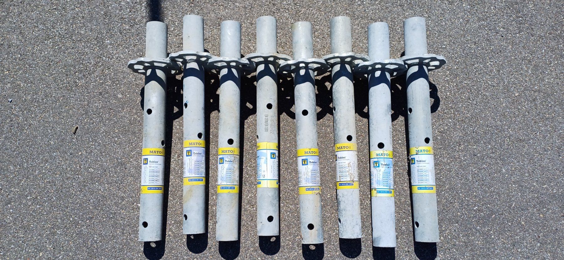Gerüste: Tobler MATO 8 Pfosten 8 Stk – Neu (gemäss Beschreibung) aus Au TG von aatec_105 5