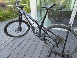 Cannondale Carbon Fully Mountainbike – 29", Gr. XL, Shimano