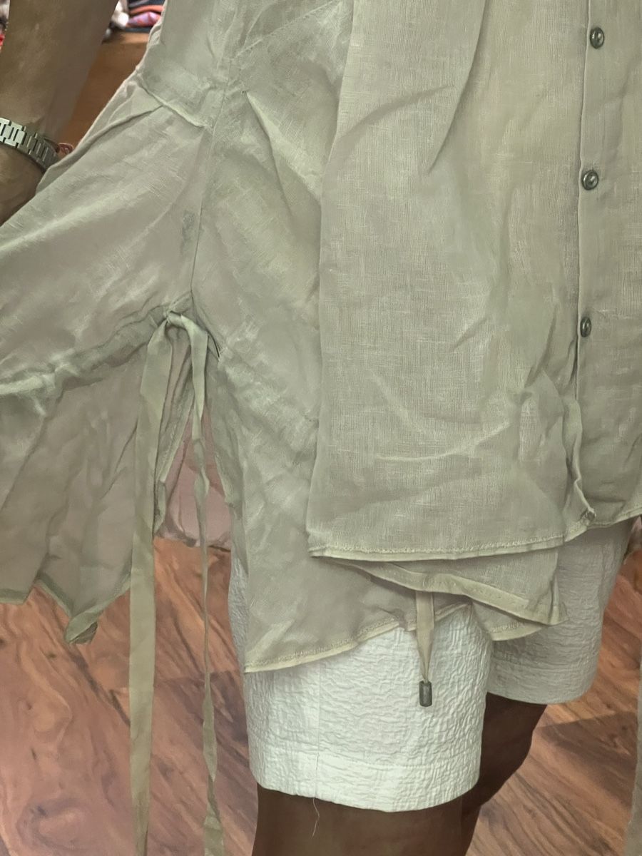 Tuniche: Leinen Tunika Ghungroo neu beige one size – Nuovo e nell'imballaggio originale da Burgdorf venduto da puppennetz 2