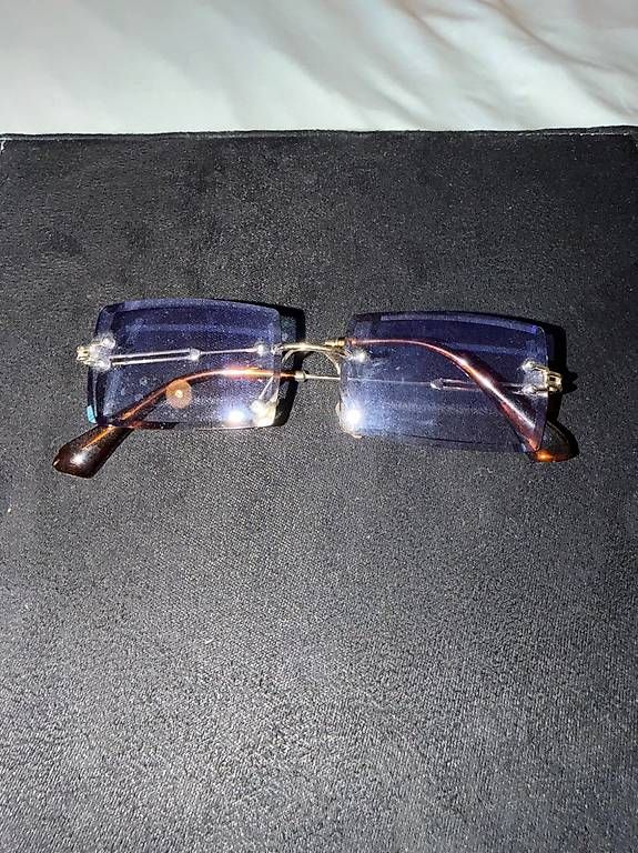 Occhiali & Lenti: Randlose Sonnenbrille mit getönten Gläsern – Usato da Laufen venduto da nic_nsj8