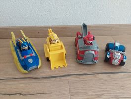 4 Paw Patrol Fahrzeuge