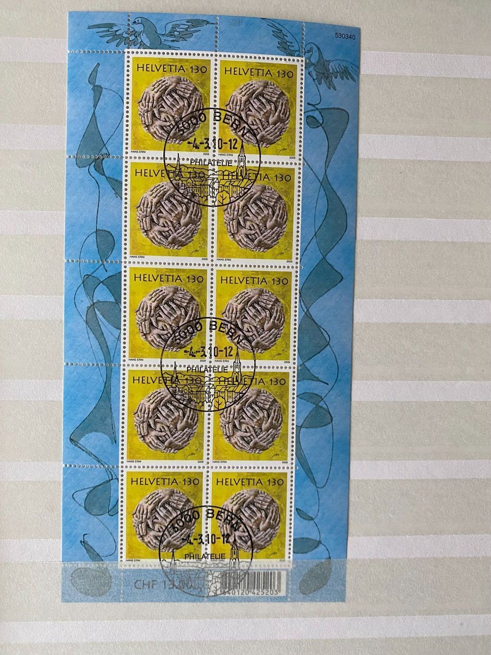 Tous les timbres: Kleinbogen Hans Erni – Neuf avec emballage d'origine à Birmensdorf ZH par Broesli