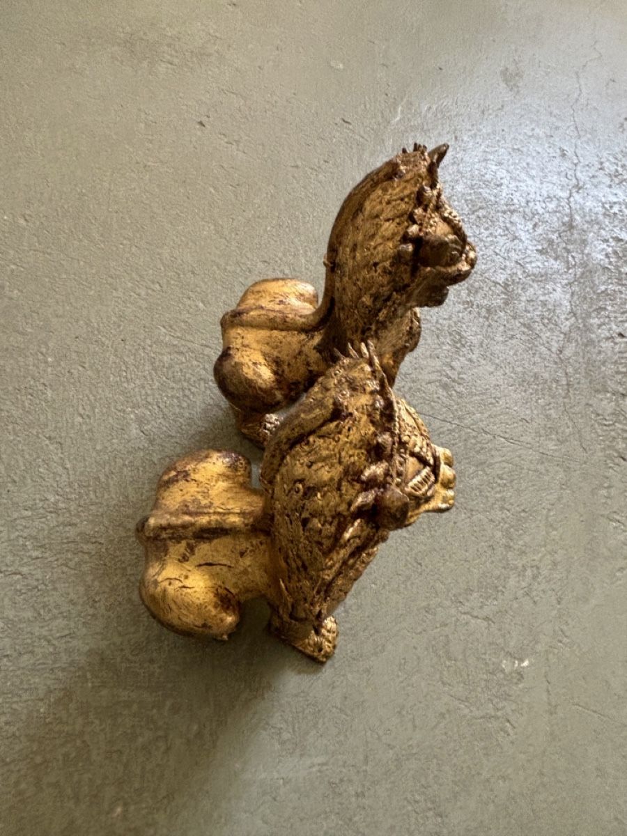 Tutte le decorazioni: paire de chiens Bronze doré ancienne – Usato da Buttes venduto da ButtA15 6