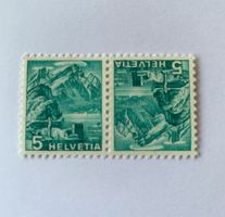 Briefmarke Schweiz. 1936 Kehrdruck