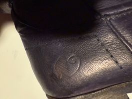 Leder Stiefel Gr. 38 dunkelblau Winter Herbst Schuhe