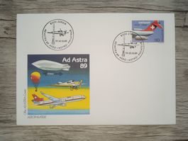 TR18 Enveloppe + Timbre Suisse 1989