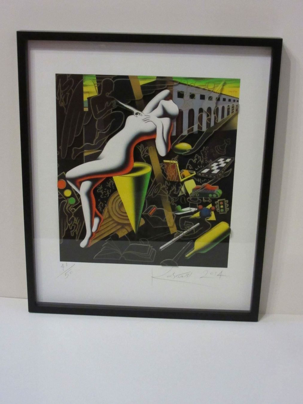Foto & Immagini: MARK KOSTABI 3D KONSTRUKTION SIGNIERT MIT RAHMEN – Usato da Gersau venduto da kunst-online 7