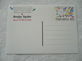1994 Postkarte Basler Taube ungebr.