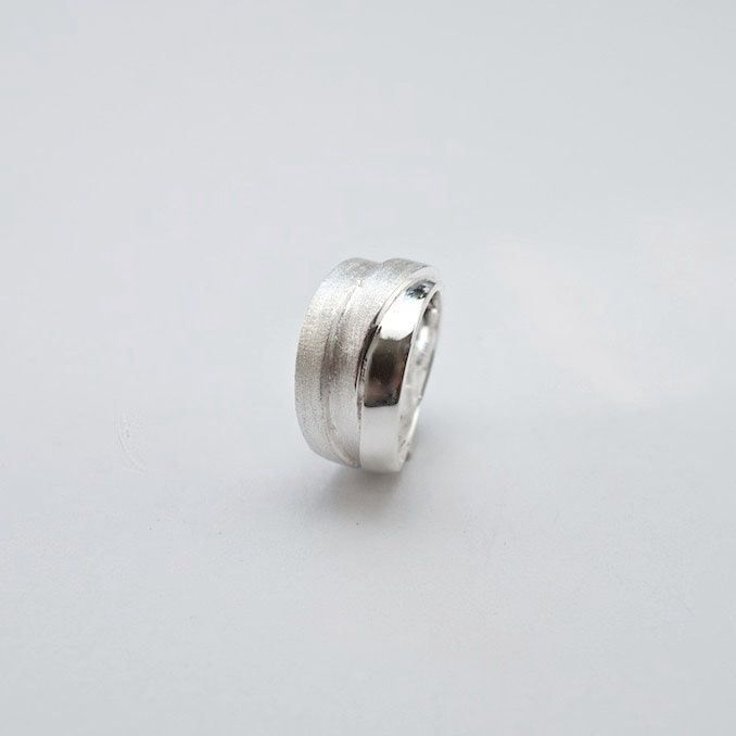 Anelli: Ring Silber 925 (R1071) – Nuovo e nell'imballaggio originale da Effretikon venduto da Joiarte