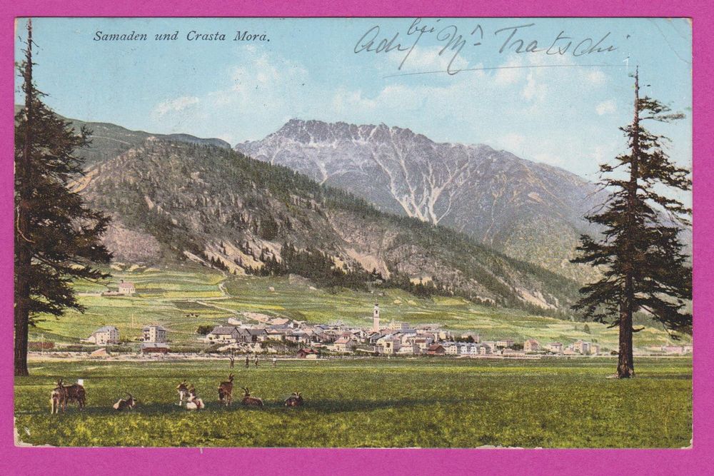 Samaden - alte Ansichtskarte von 1913 (Gebraucht) in Vitznau für CHF 9 ...