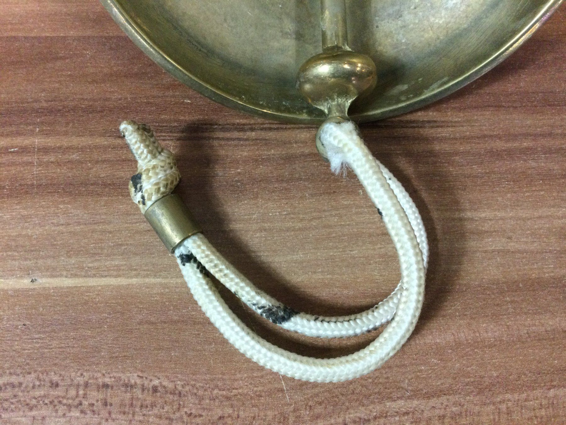 Attrezzi da lavoro: Gebrauchte Schiffsglocke Messing mit Wandhalterung – Usato da Wangen SZ venduto da kuriosum12 3