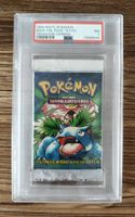 Pokemon Base Set Booster Pack 1st Ed German PSA 7 NM