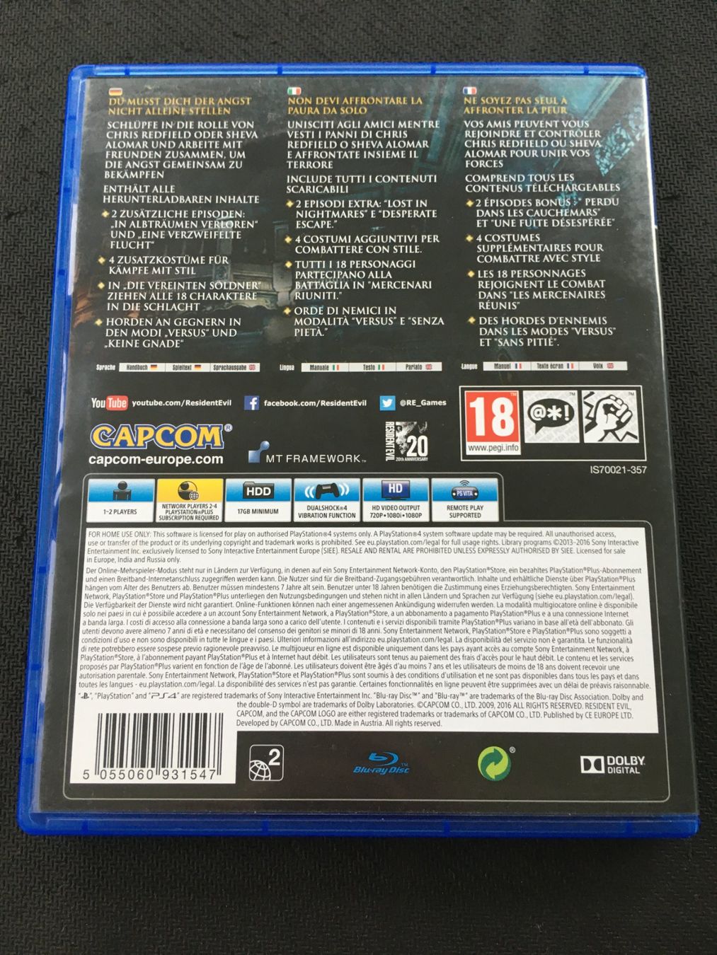 Sony Spiele: Resident Evil 5 - PS4 / Playstation 4 – Gebraucht aus St.Gallen von sjosjo 1