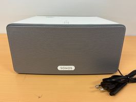 SONOS PLAY 3 WLAN Lautsprecher mit Netzkabel