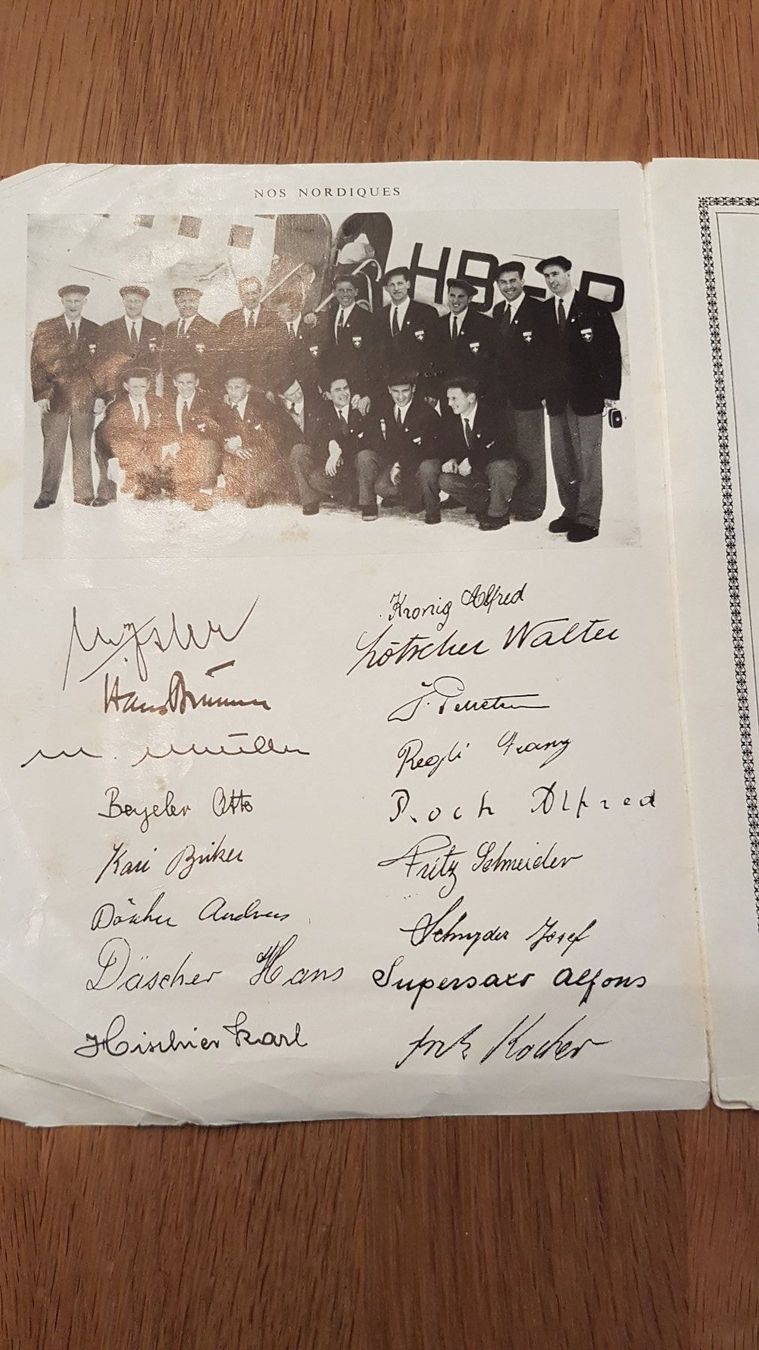 Insegne: Plaquette commémorative JO d'hiver Oslo – Usato da Porrentruy venduto da Piquetix 1