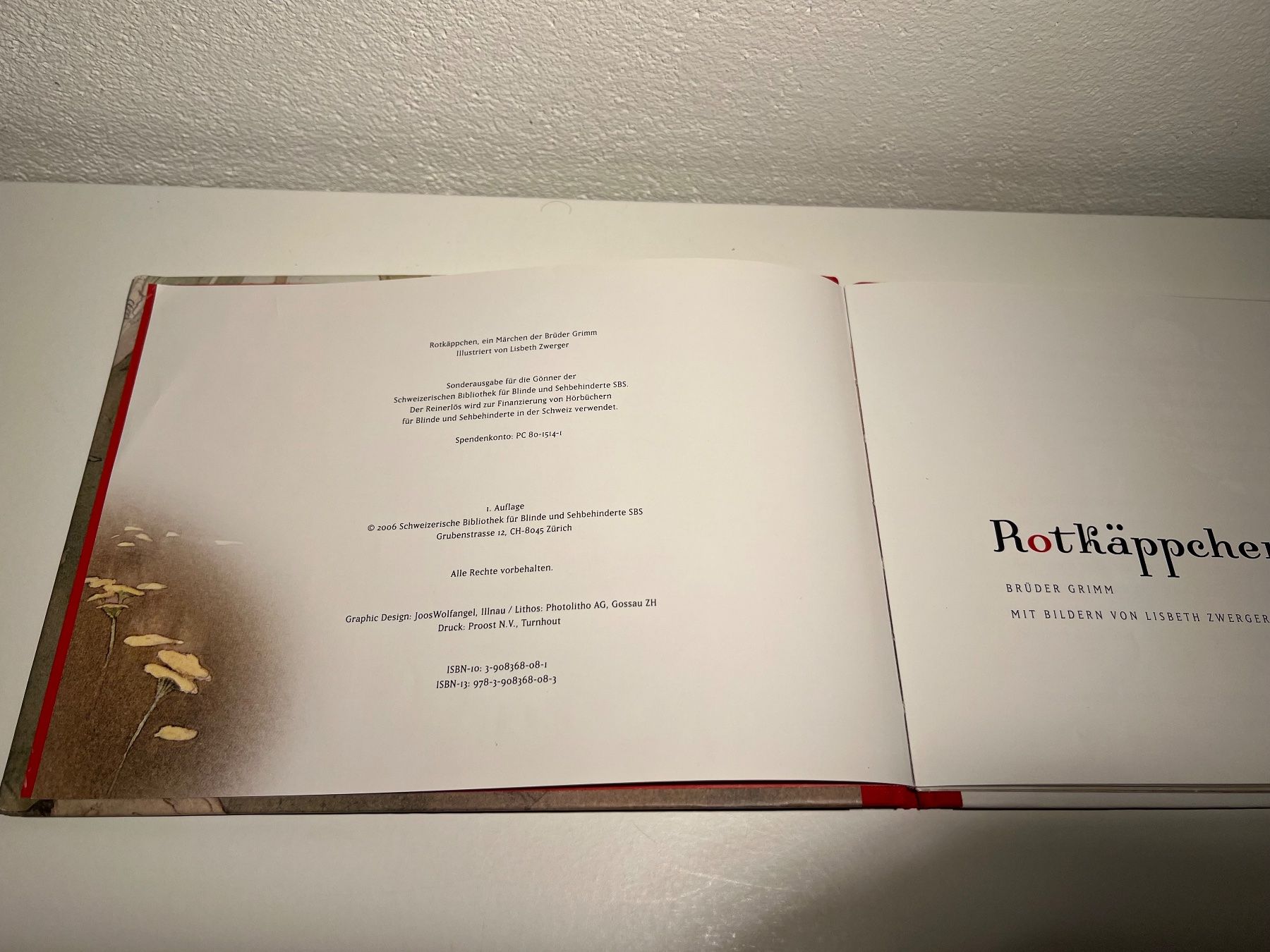 Bücher: 📖 Rotkäppchen Brüder Grimm – SBS Märchenbuch – Gebraucht aus Vaduz von  3