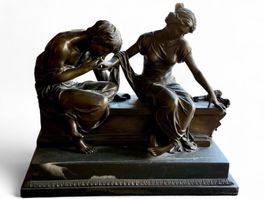 Alte Bronzeskulptur signiert “Claudion”, Paris, 1940