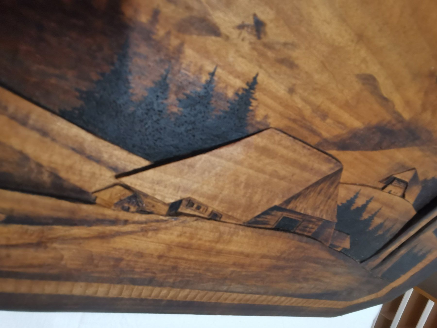 Poster & Bilder: Antikes Schweizer Holzreliefbild Handgeschnitzt – Gebraucht aus Suhr von Brocki-Suhr 5